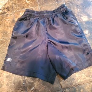 5/25 Starter Black Striped Boys Athletic Shorts S
